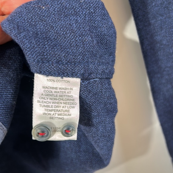 HUDSON NORTH MEN 100%COTTON SHIRT BUTTONS DOWN SIZE MEDIUM TWO FRONT POCKETS - Picture 6 of 7